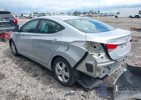 2013 Hyundai Elantra Gls z USA, uszkodzony, nr VIN 5NPDH4AEXDH409269